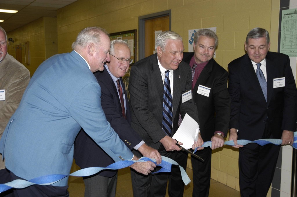 Sports Hall of Fame Ribbon Cutting